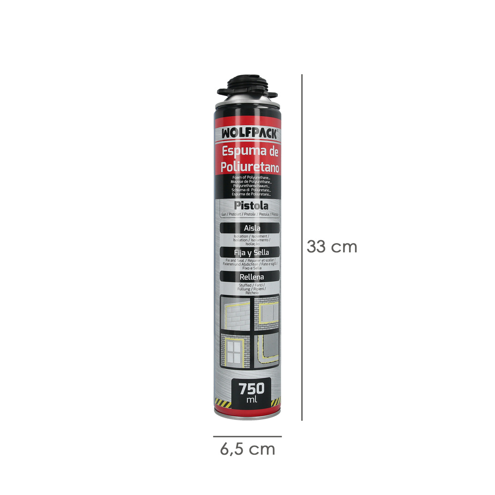 Espuma Poliuretano 750 Ml. Para Pistola Entry - Imagen 2