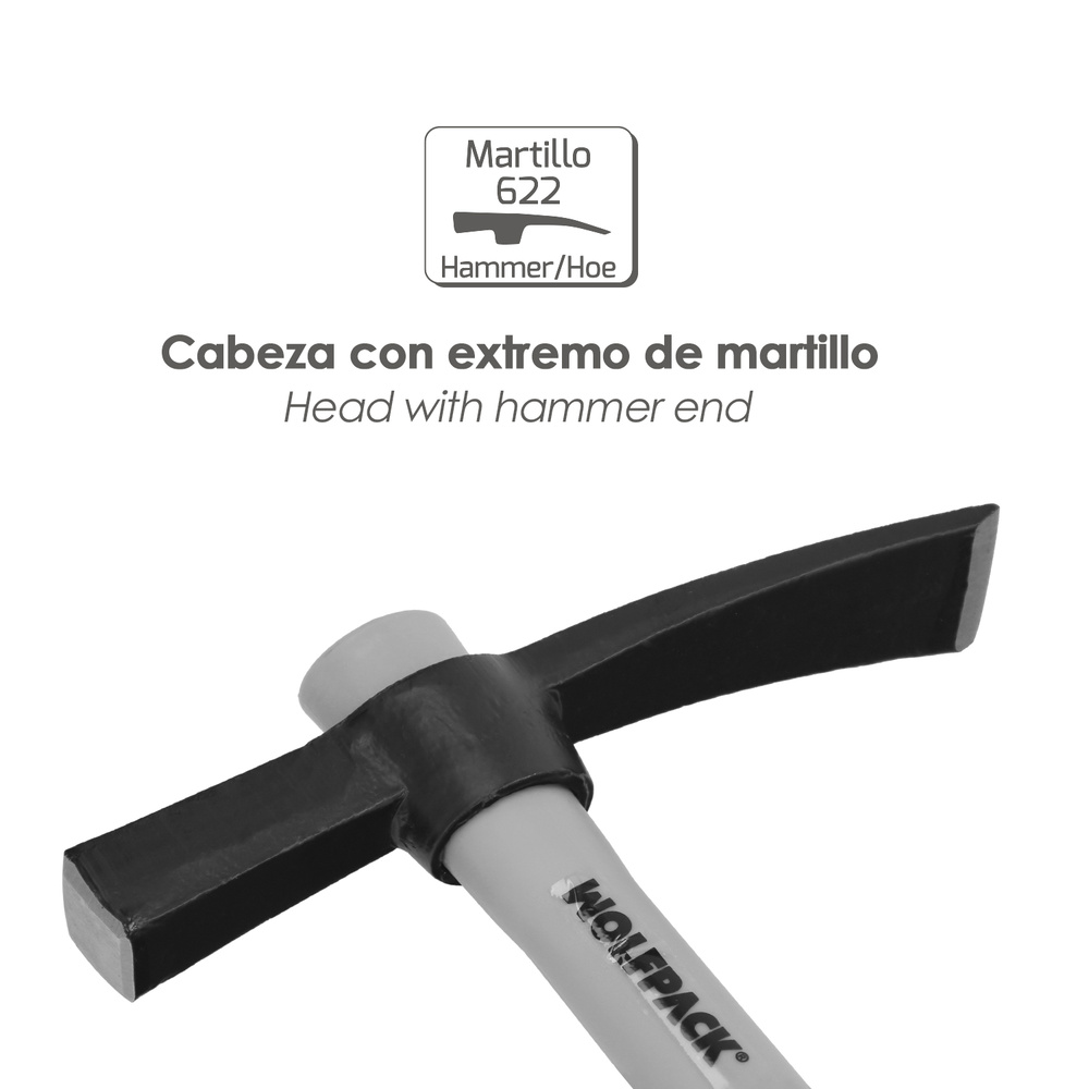 Alcotana 622 / 650 Gramos Mango Fibra Vidrio - Imagen 3