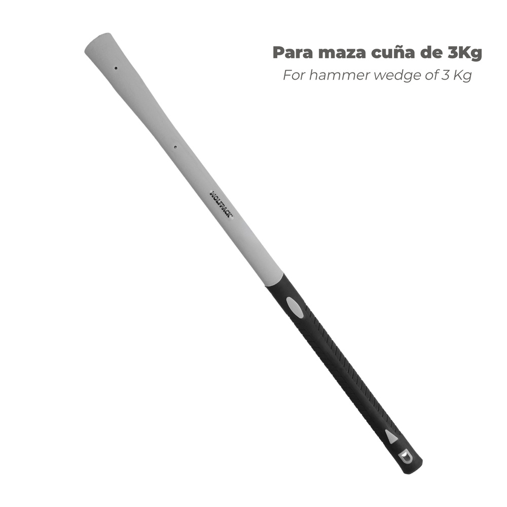 Mango Fibra Vidrio Maza Cuña 3 Kg 54x34 mm. Oval Conico - Imagen 5