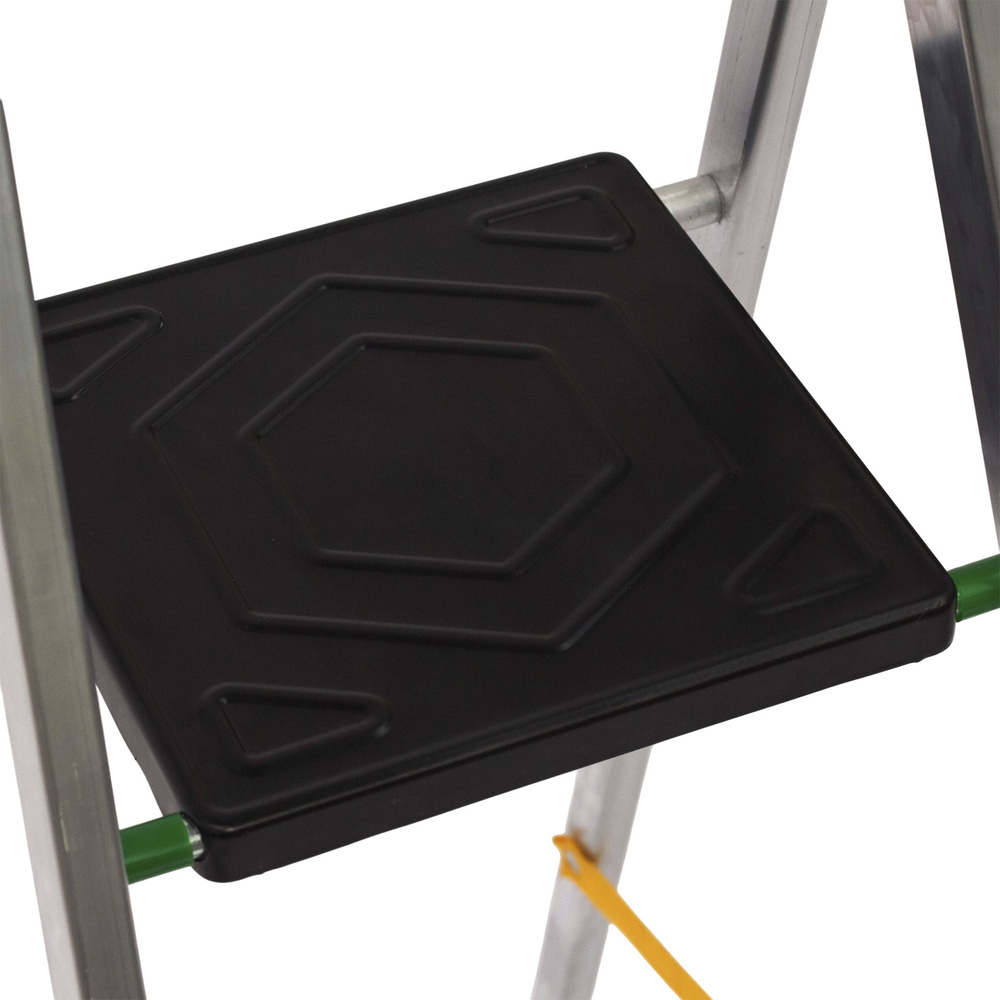 Escalera Aluminio 3 Peldaños Plegable, Uso doméstico, Antideslizante, Ligera y Resistente - Imagen 3