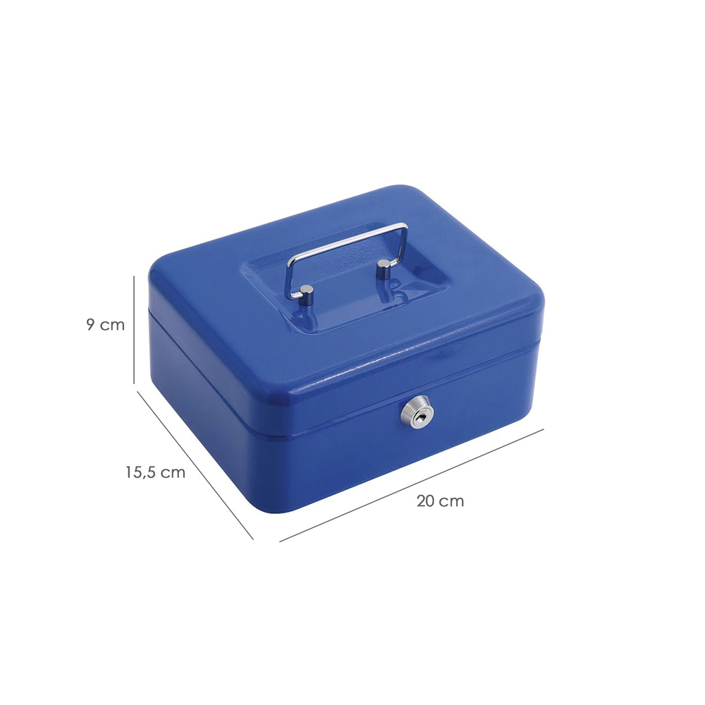 Caja Caudales Wolfpack Pintada Nº 2 200x155 mm. Con Bandeja Interior - Imagen 3