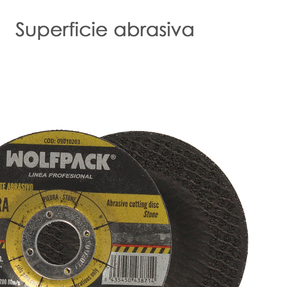 Disco Corte Abrasivo Piedra Ø 115 x Ø 22 mm. Espesor 3,2 mm. Disco Radial / Amoladora Universal Con Todas Las Amoladoras. - Imagen 3