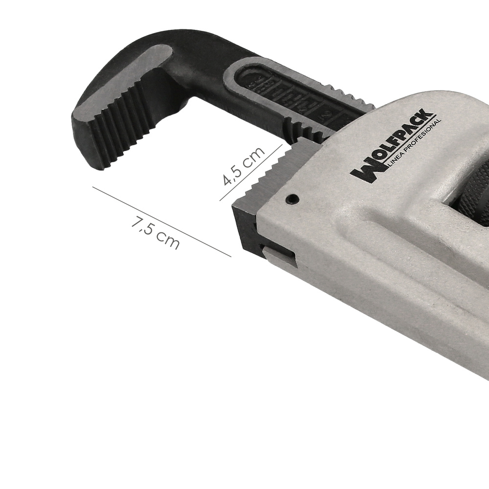 Llave Stillson Heavy Duty Aluminio 18" Llave Para Tubos, Llave Plomeria, Llave Para Tuberias, Llave Grifa. - Imagen 3