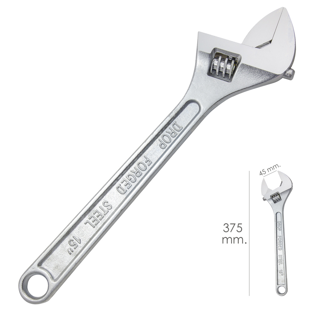 Llave Ajustable Moleta 15" - Imagen 2