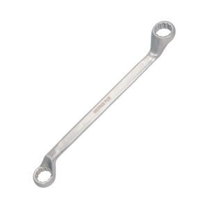 Llave Estrella Acodada Plus Acero Cromo Vanadio 18x19 DIN 838. Llave Doble Boca Acodada, Llave Fija Estrella Acodada