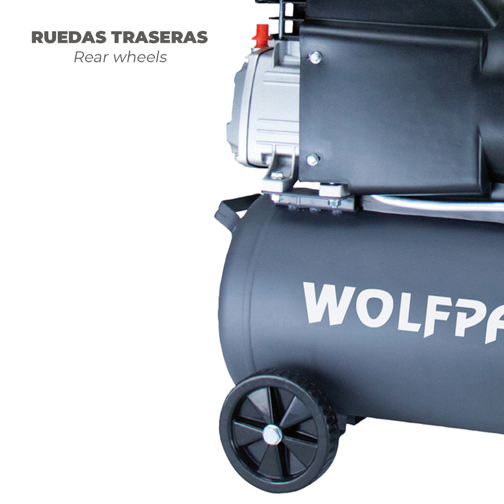 Compresor Aire 24 Litros / 8 Bares / 1,5 Kw - 2,0 HP - Imagen 2