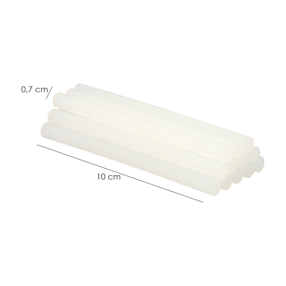 Barras De Pegamento Caliente Ø 7,2 mm. Blister 12 Unidades. Barras Silicona, Pegamento Pistola Termofusible, Silicona Pistola - Imagen 2