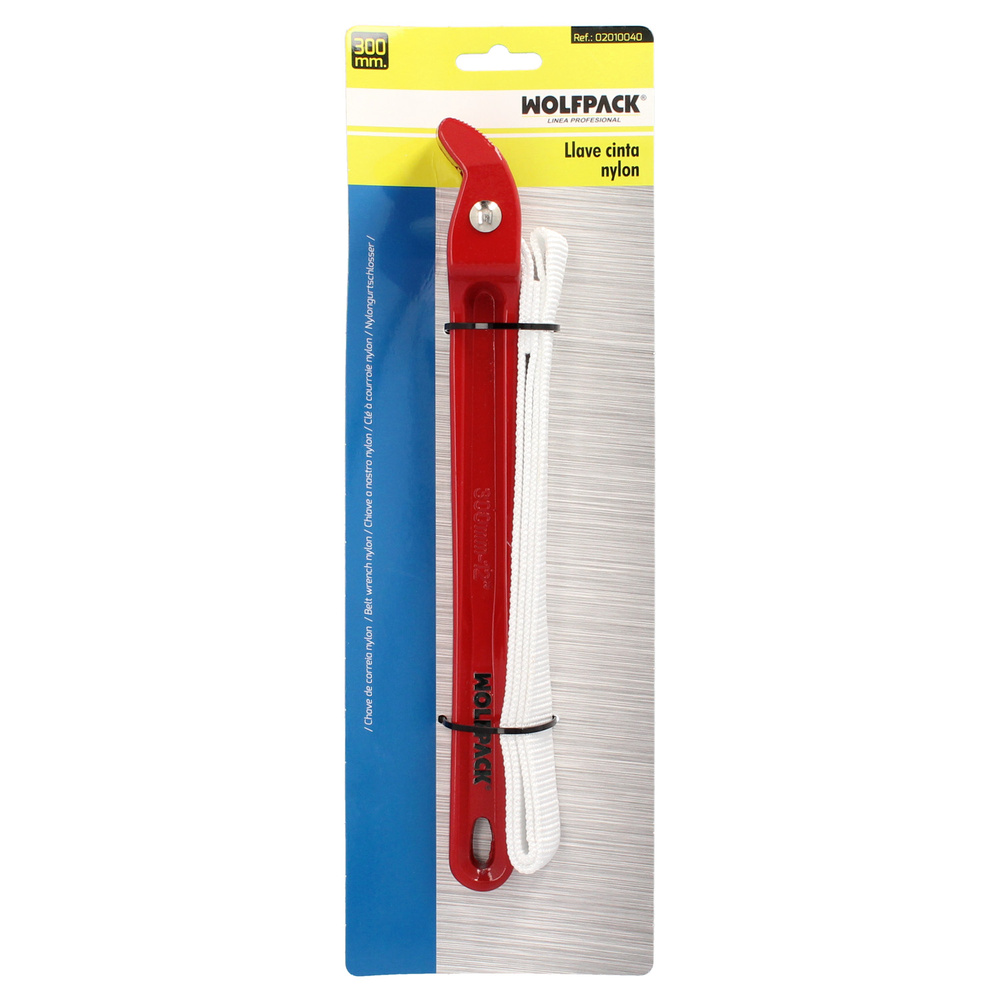 Llave Cinta Nylon Aluminio 30 cm. Cinta De 98 cm. Llave De Filtro Aceite, Llave Para Tubos, Llave Aflojatodo, Llave De Correa. - Imagen 4