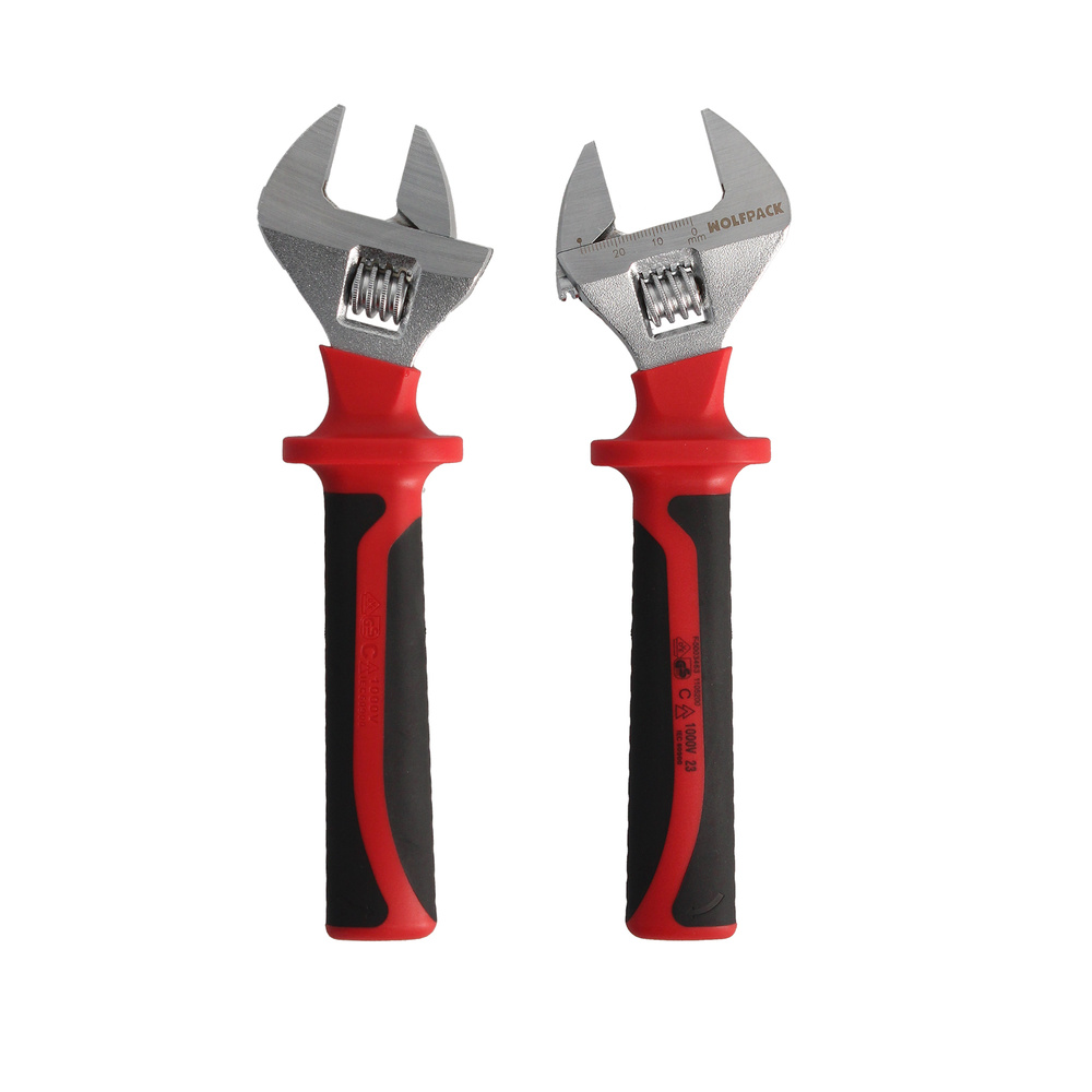 Llave Ajustable Aislada VDE 8". Llave Ajustable Aislada, Llave Inglesa, Llave Moleta Aislada, - Imagen 2