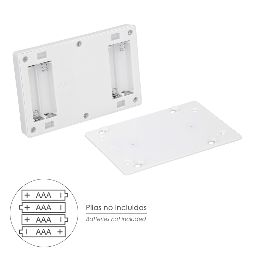 Linterna / Luces Led Para Pared / Armario A pilas (4 AAA) 250 Lumenes (Fijación Mediante Pegatina, Iman o Tornillos) - Imagen 4