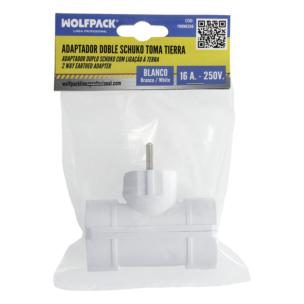 Adaptador Doble Schuko 16 A 250 V. - Imagen 4
