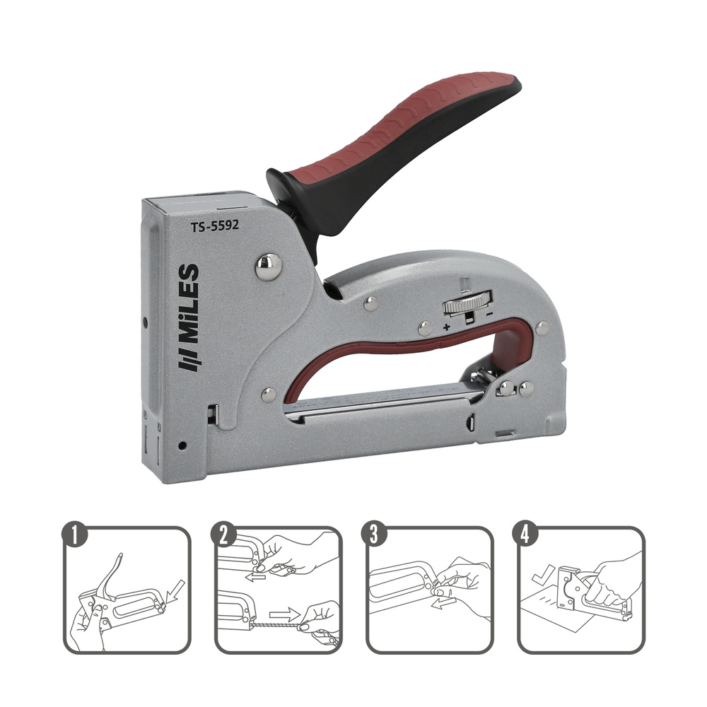 Grapadora Metal Regulable Plus N3 4/14mm - Imagen 5