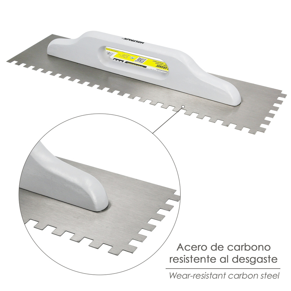 Peine Acero Grande 480x130 mm. Dientes 10 mm. - Imagen 3