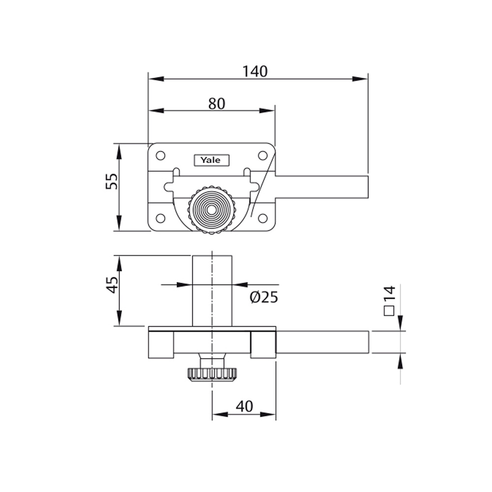 Cerrojo Yale 18-hp - Imagen 2