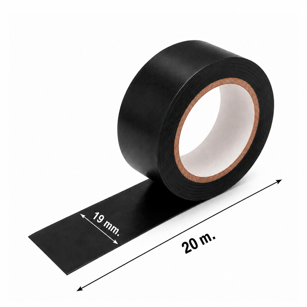 Cinta Aislante 20 m. x 19 mm. Negra Uso doméstico - Imagen 2