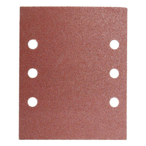 Lija Recambio Con Velcro 114x140 mm. Con Agujeros Grano 80 (10 Piezas)