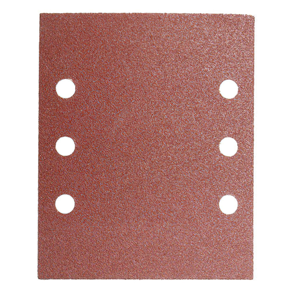 Lija Recambio Con Velcro 114x140 mm. Con Agujeros Grano 80 (10 Piezas)
