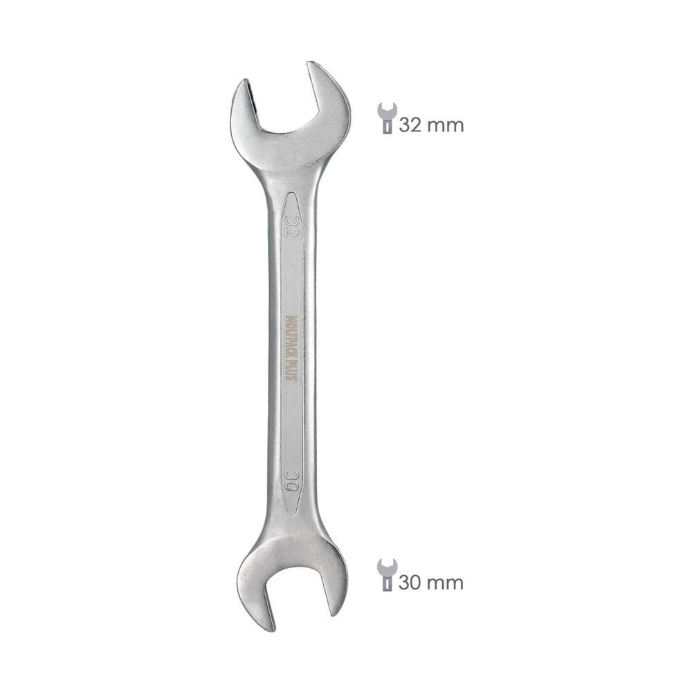 Llave Fija Plus Acero Cromo Vanadio 30x32 DIN 3110. Llaves Fijas Dobles - Imagen 2
