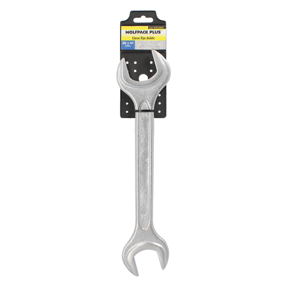 Llave Fija Plus Acero Cromo Vanadio 36x41 DIN 3110. Llaves Fijas Dobles - Imagen 3