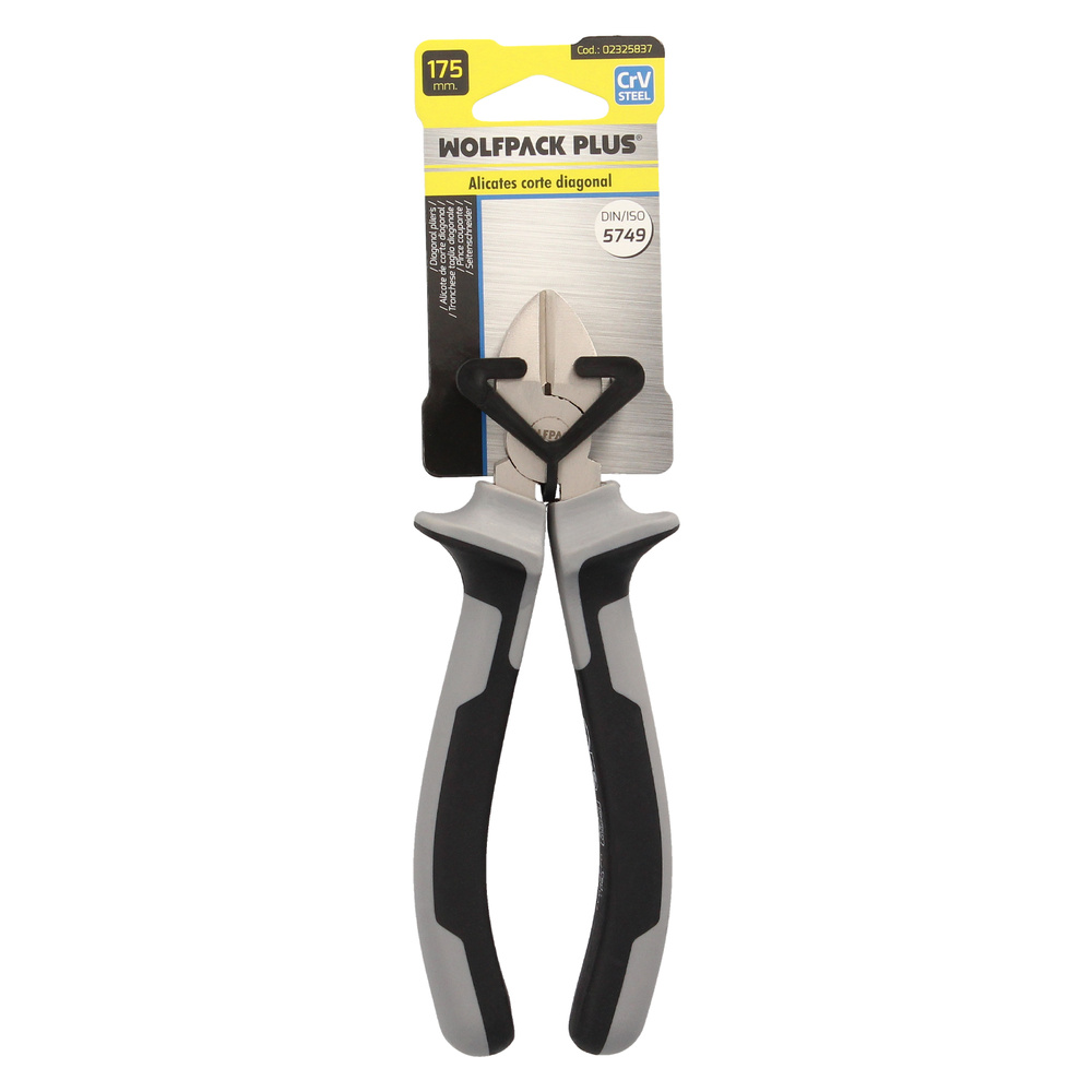 Alicates Corte Diagonal 175 mm. Acero Cromo Vanadio DIN-ISO 5749 Pelacables, Corta Cables, Pelador Cables - Imagen 4