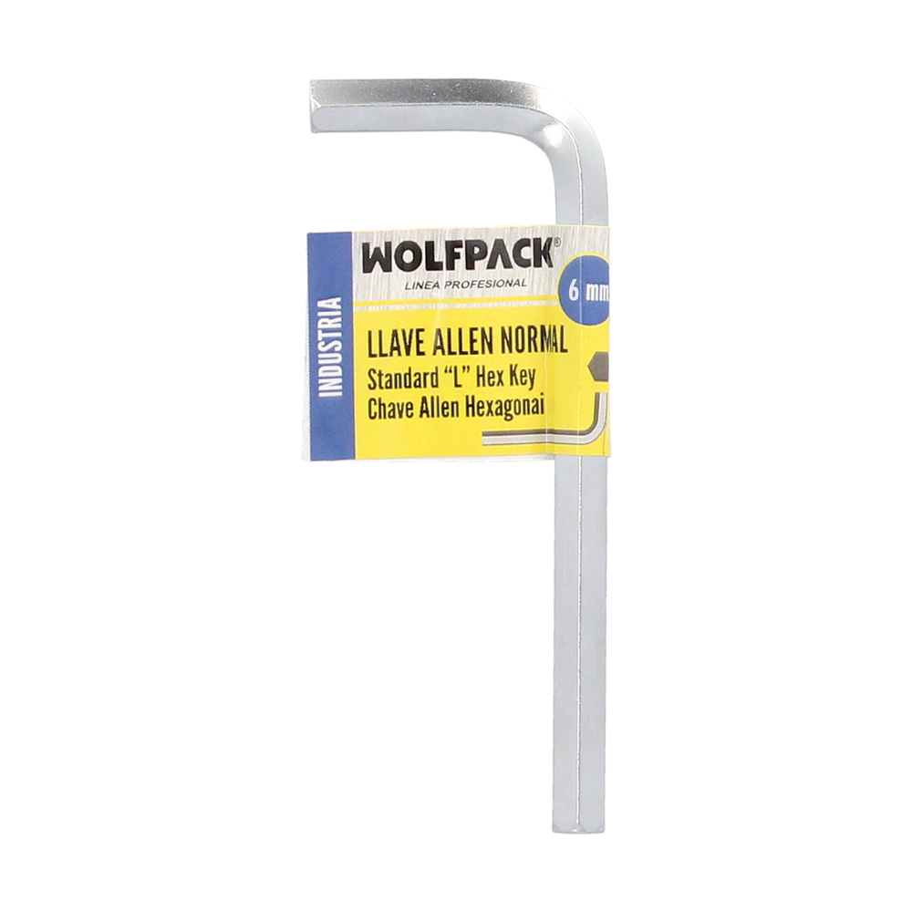 Llave Allen Standar Acero Cromo Vanadio Profesional 6,0 mm. Llave Hexagonal, Llave Allen Taller Mecanica, Llave Allen Bricolaje - Imagen 5