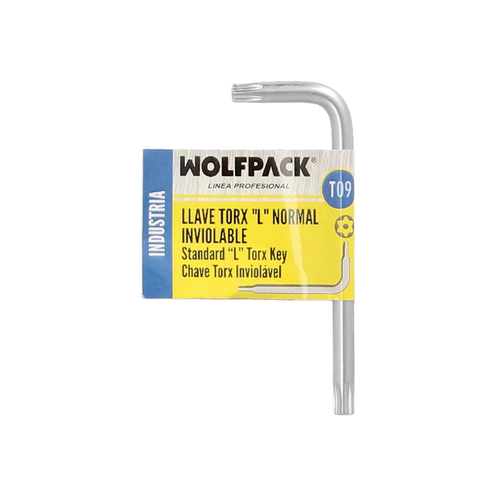 Llave Torx Inviolable Standar Acero Cromo Vanadio Profesional T09 mm. Llave Estrella, Llave Allen Estrella - Imagen 5