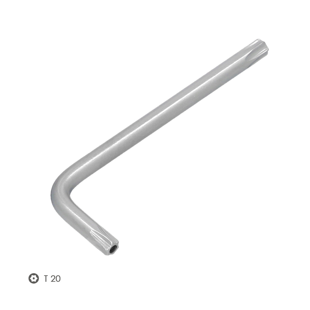 Llave Torx Inviolable Standar Acero Cromo Vanadio Profesional T20 mm. Llave Estrella, Llave Allen Estrella - Imagen 3
