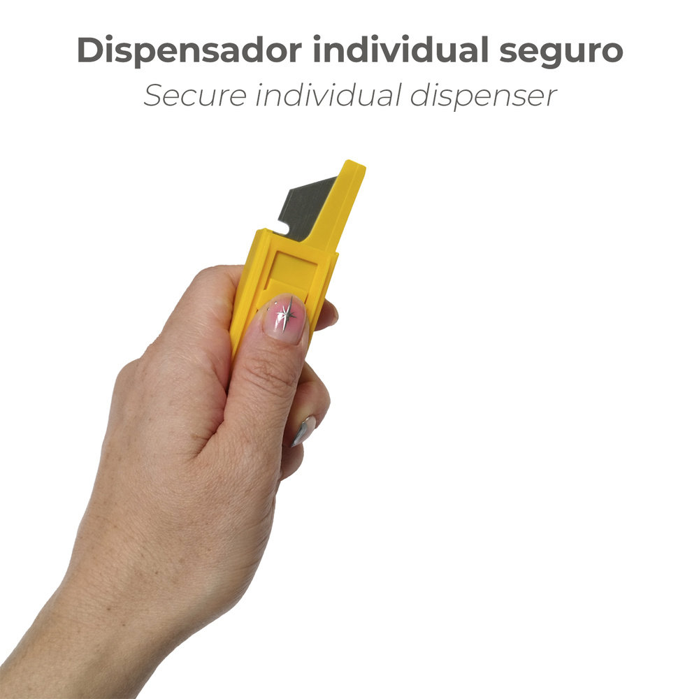 Hoja Cuchillo Recta (Dispensador de 10 hojas) - Imagen 5