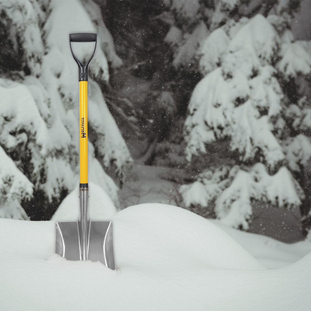 Pala Nieve Aluminio Mango Fibra De Vidrio Con Anilla - Imagen 5