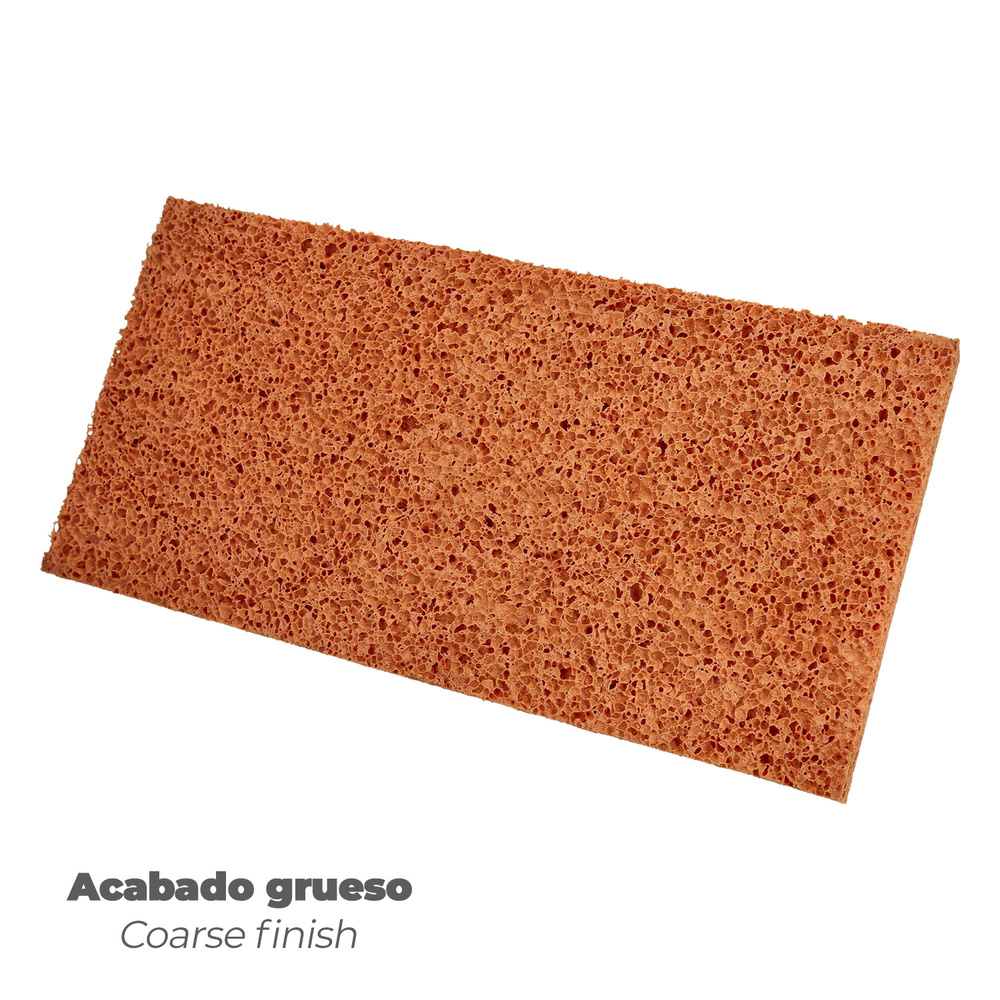 Talocha Espuma Naranja Mango De Fibra 14x28 cm. Acabado Grueso - Imagen 4