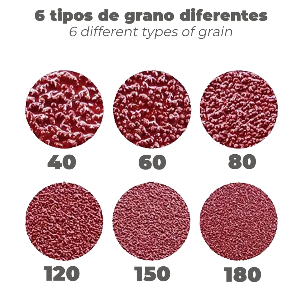 Lija Recambio Banda 100 x 690 mm. Grano 60 (6 Piezas) - Imagen 4