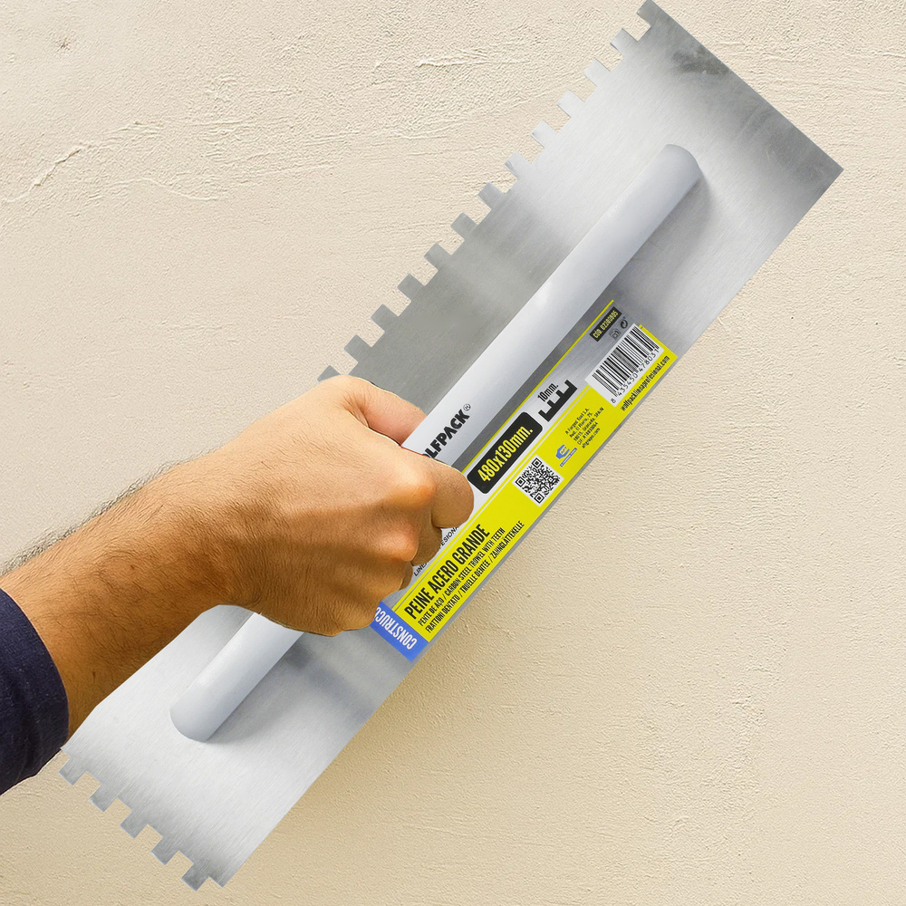 Peine Acero Grande 480x130 mm. Dientes 10 mm. - Imagen 4