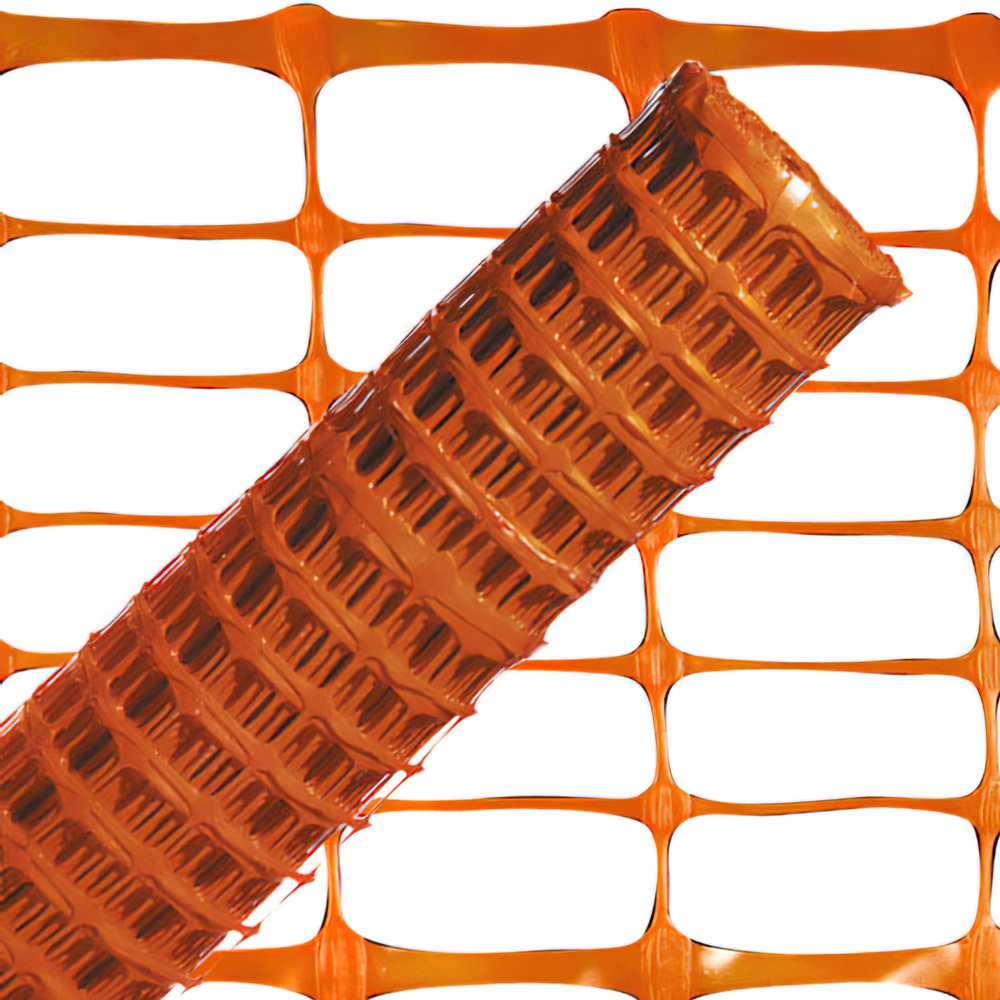 Malla Balizamiento Naranja 1,0 metro. Rollo 50 metros