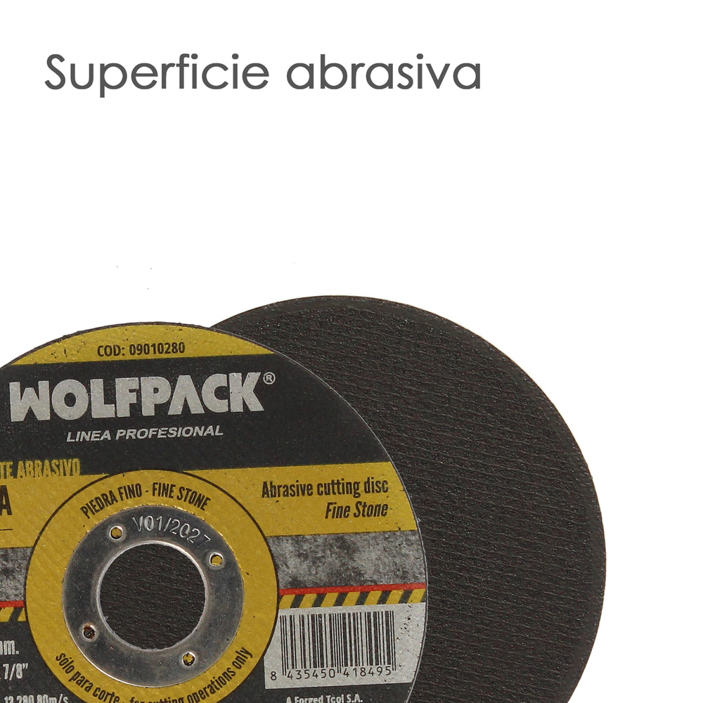 Disco Corte Abrasivo Piedra Fino Ø 115 x Ø 22 mm. Espesor 1,2 mm. Disco Radial / Amoladora Universal Con Todas Las Amoladoras. - Imagen 3