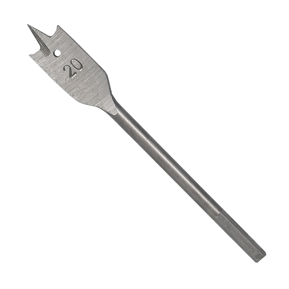 Broca Plana Madera 3 Puntas Wolfpack 20,00 mm.