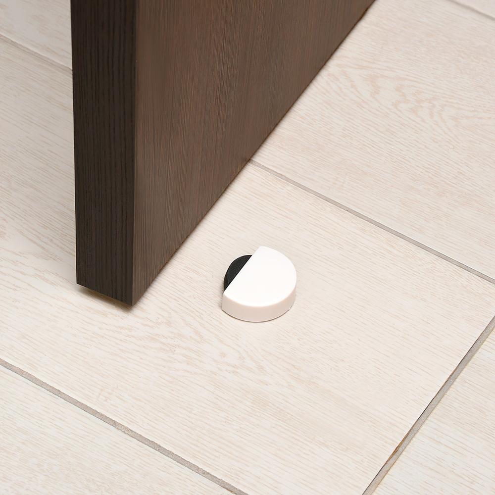 Tope Puerta Adhesivo Silencioso Blanco - Imagen 3