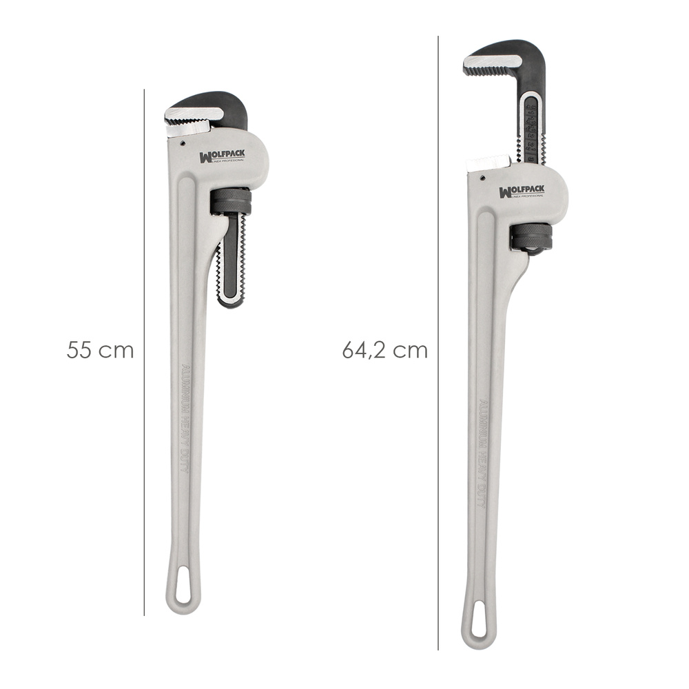 Llave Stillson Heavy Duty Aluminio 24" Llave Para Tubos, Llave Plomeria, Llave Para Tuberias, Llave Grifa. - Imagen 2
