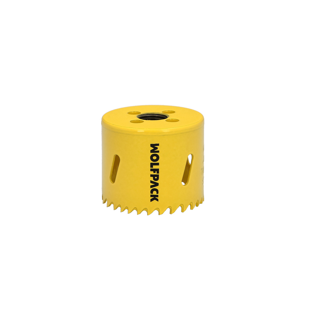 Corona Sierra Bimetal Ø 57 mm. Templado Termico, Base Reforzada. Corona Madera, Broca Agujeros Madera, Acero, Hierro, Plasticos - Imagen 3