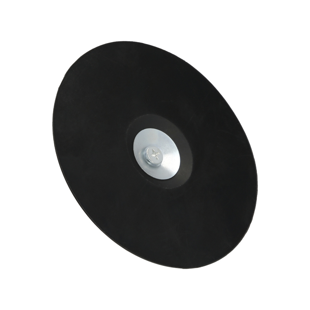 Plato Taladro Nylon Ø 125 mm. Con Espiga Ø 6 mm. Disco Plástico Para Bonete - Imagen 4