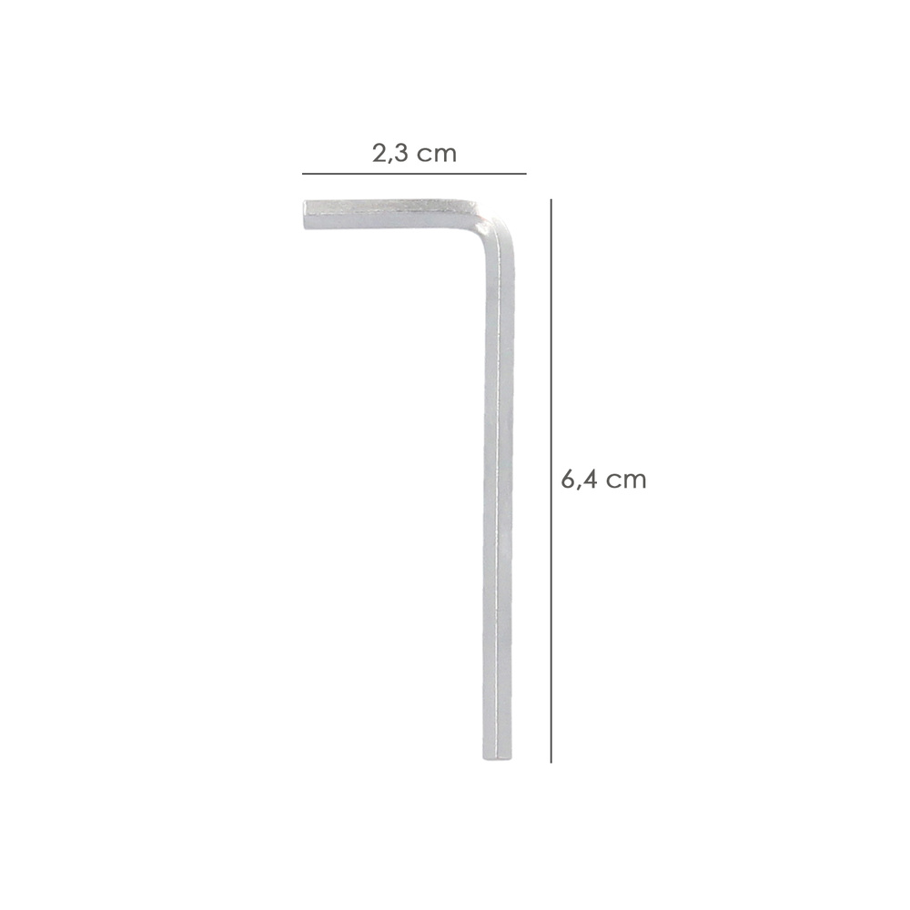 Llave Allen Standar Acero Cromo Vanadio Profesional 3,5 mm. Llave Hexagonal, Llave Allen Taller Mecanica, Llave Allen Bricolaje - Imagen 2
