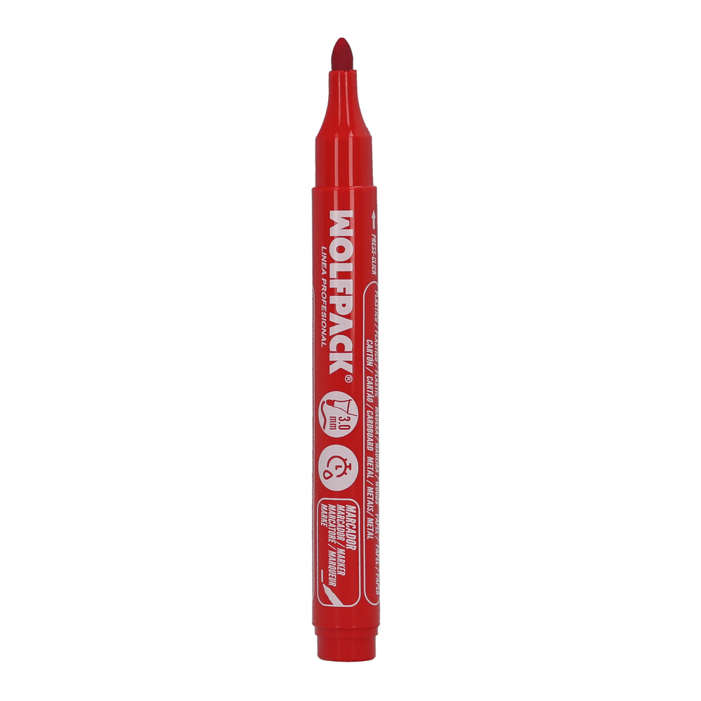 Rotulador Permanente Profesional Rojo. - Imagen 5