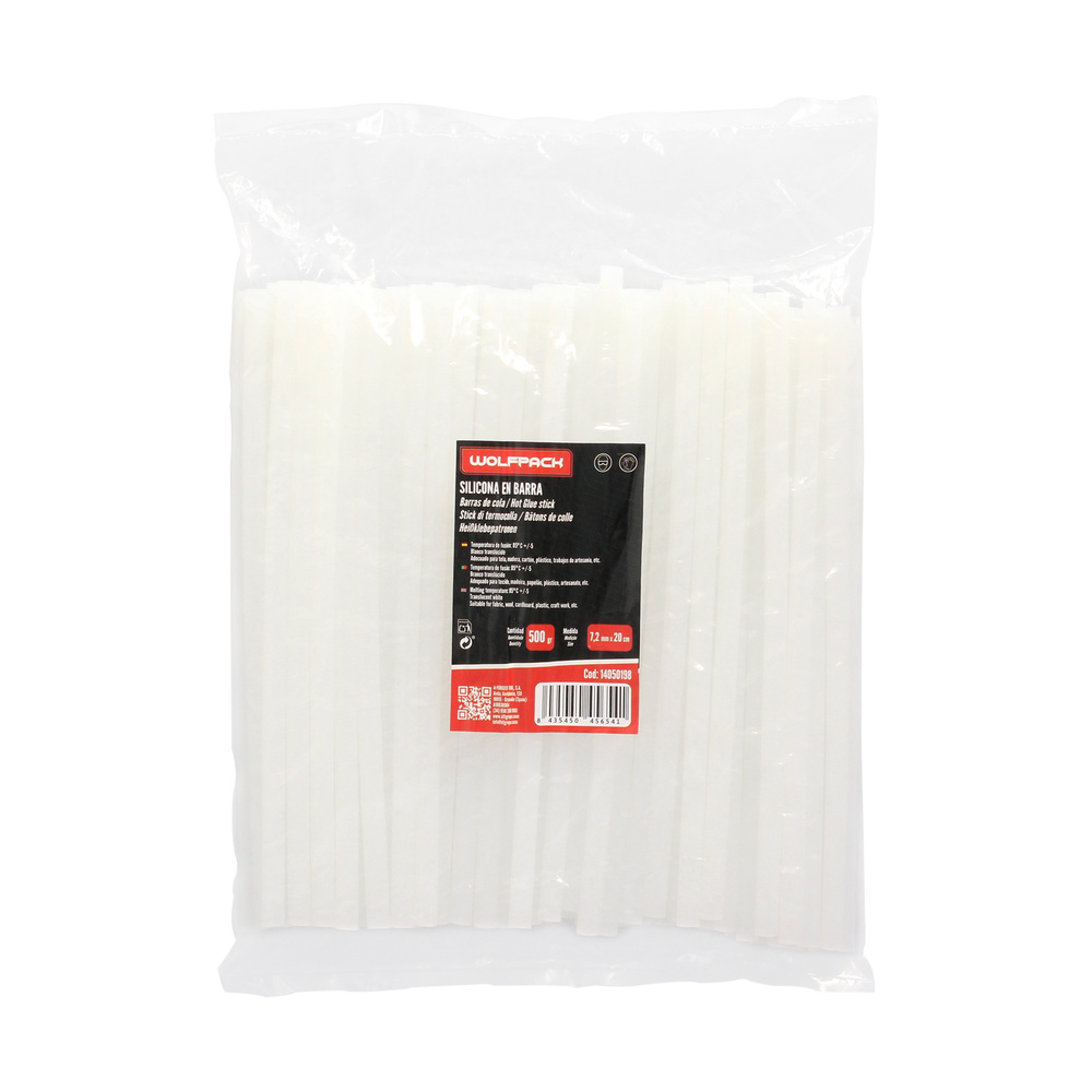 Barras De Pegamento Caliente Ø 7,2 mm. bolsa De 500 Gramos. Barras Silicona, Pegamento Pistola Termofusible, Silicona Pistola - Imagen 5