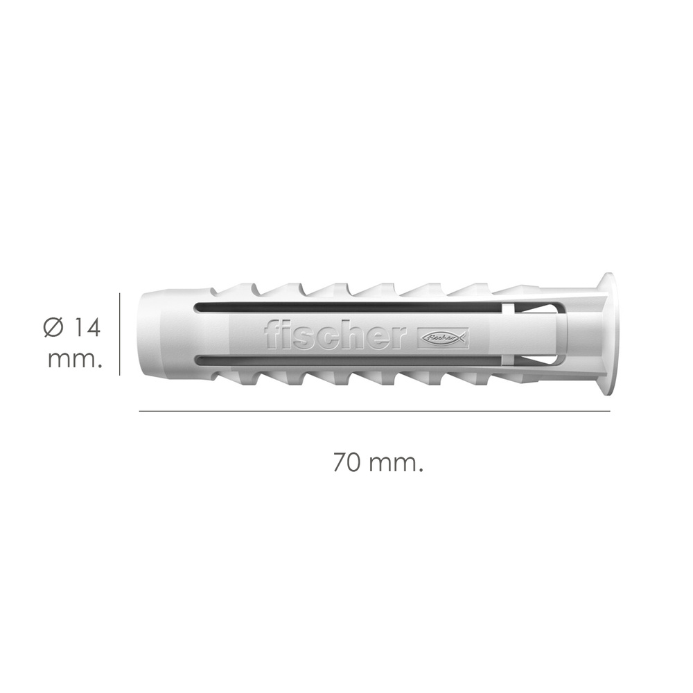 Taco Fischer Sx Plus Ø 14 x 70 mm. (Caja De 20 Piezas) - Imagen 2