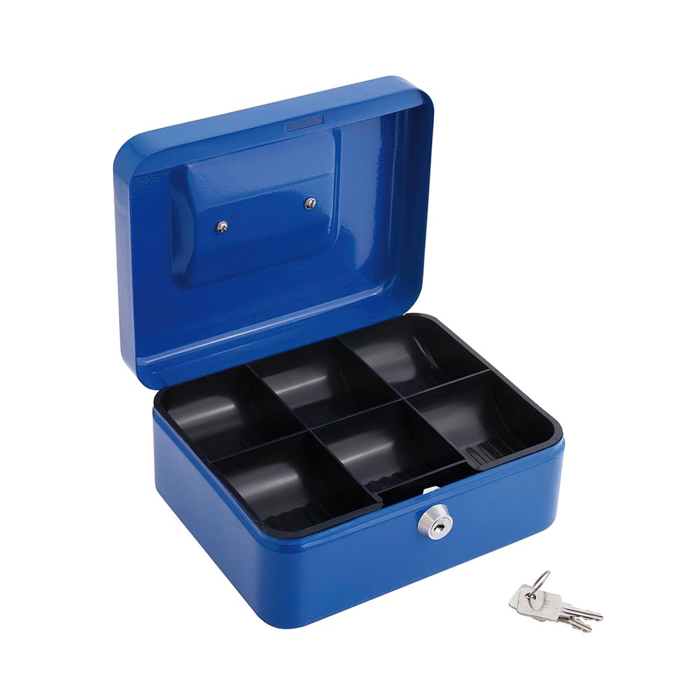 Caja Caudales Wolfpack Pintada Nº 1 150x115 mm. Con Bandeja Interior - Imagen 2