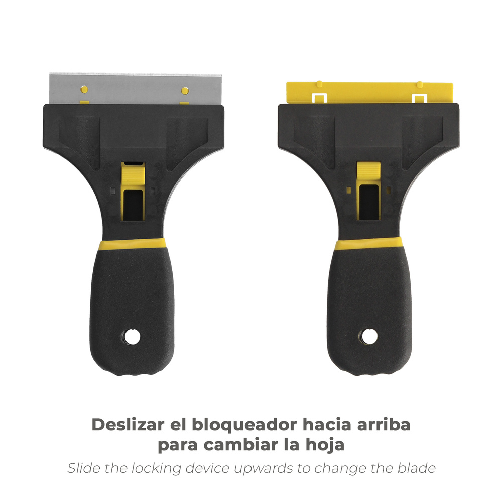 Rascavidrios Profesional Retractil Mango Soft Touch Hoja 90 mm. - Imagen 3