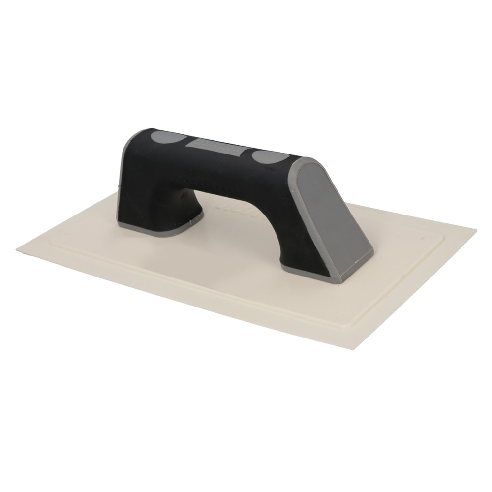 Llana / Talocha Con Mango de Plastico ABS Borde Flexible. Especial Lechadas. Base 30,50 x 14 cm. Mango Ligero y Ergonomico