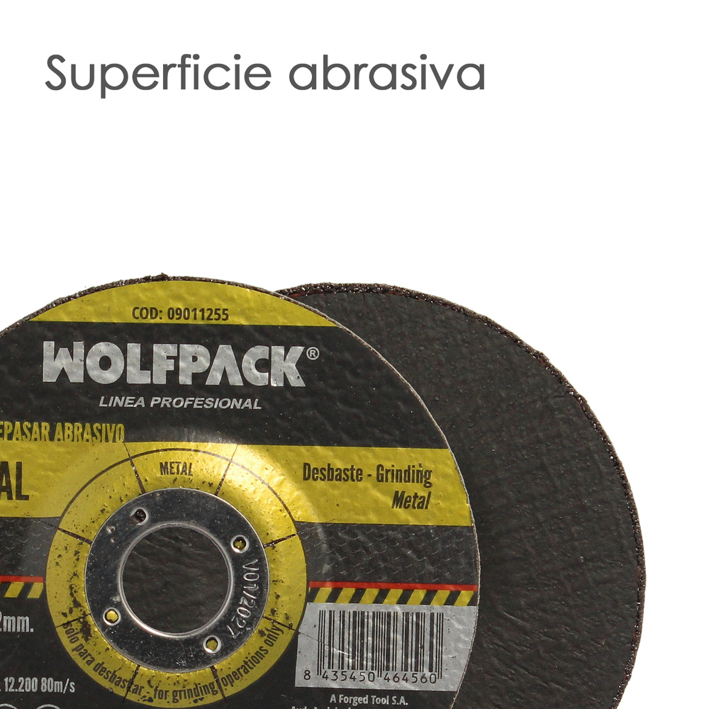 Disco Repasar Abrasivo Ø 125 x Ø 22 mm. Espesor 6,0 mm. Disco Radial / Amoladora Universal Compatible Con Todas Las Amoladoras - Imagen 3