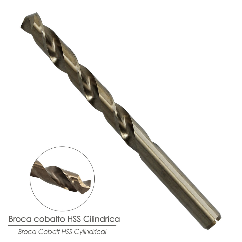 Broca Cobalto Hss Cilindrica 4,50 mm. Blister 2 Unidades. - Imagen 3