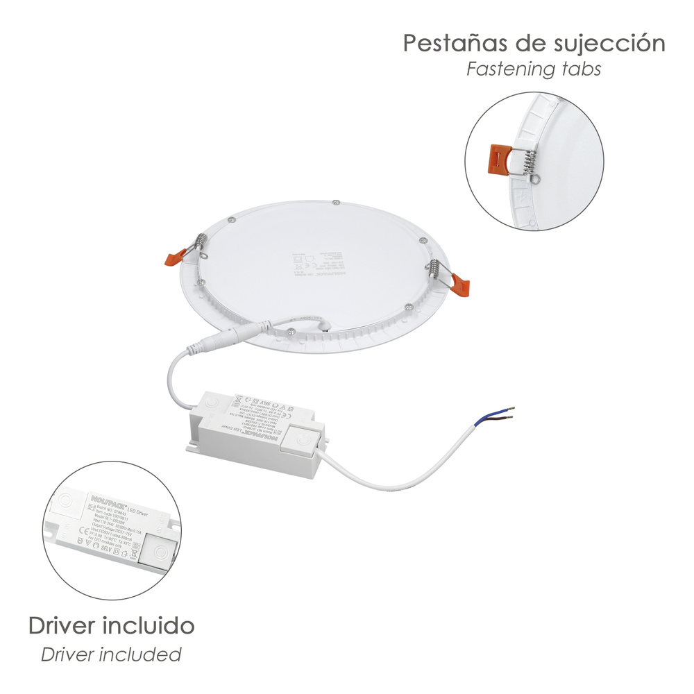 Downlight Led Empotrar 20 Watt 1800 Lumenes 4500K - Imagen 5