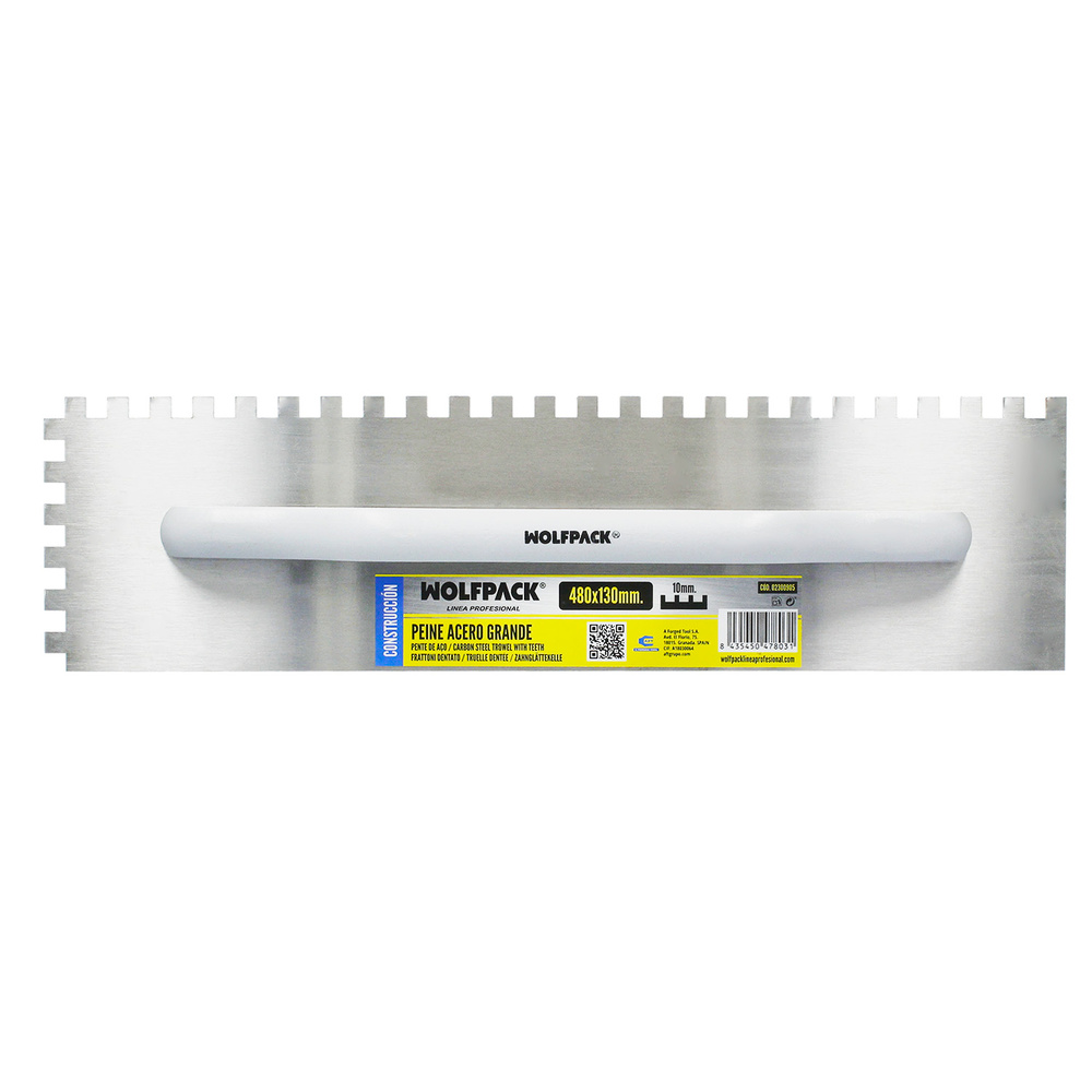 Peine Acero Grande 480x130 mm. Dientes 10 mm. - Imagen 5